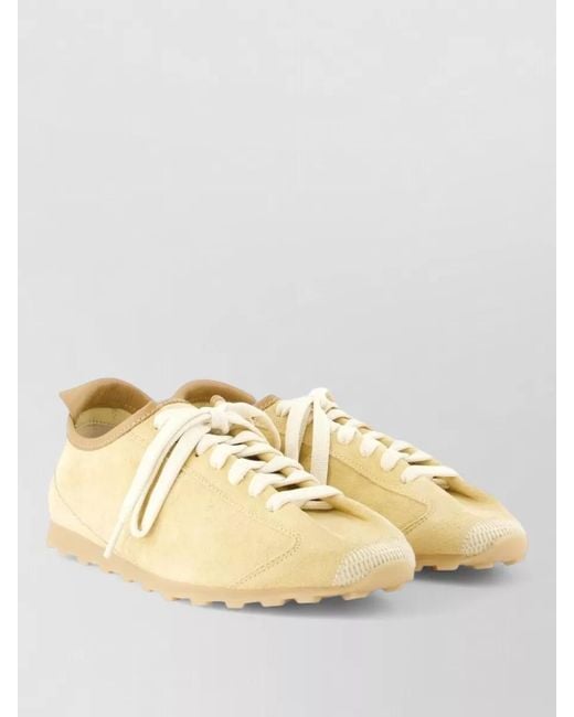 Jacquemus Metallic Leather Lace-Up Shoes