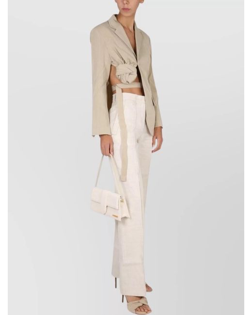 Jacquemus Natural Silk Blazer