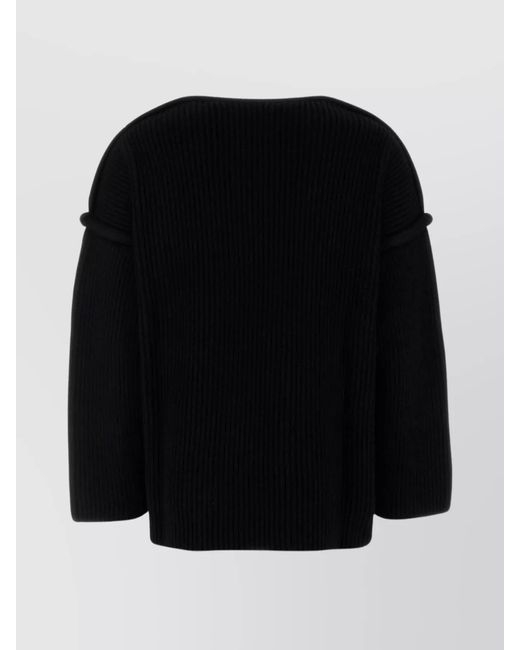 Jil Sander Black Wool Jumper