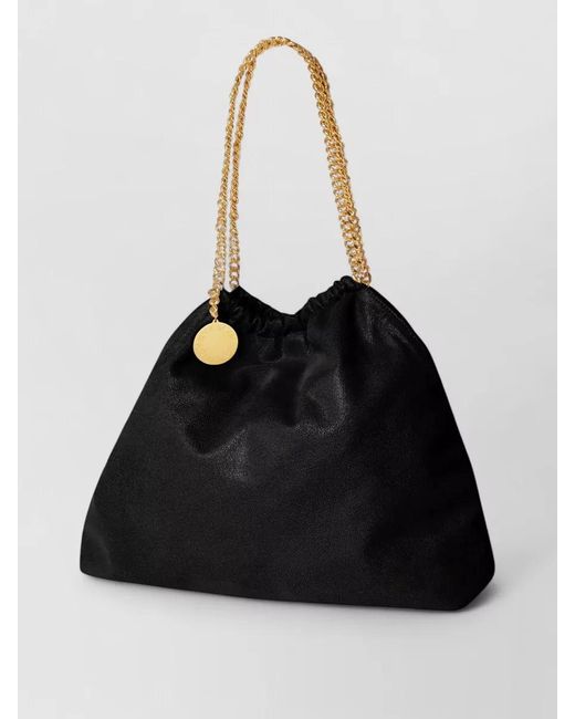 Stella McCartney Black Falabella Medium Shoulder Bag