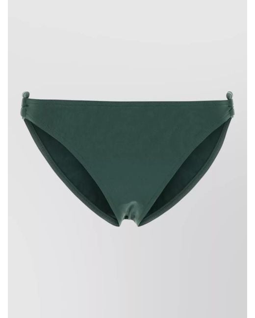 Eres Green Stretch Nylon Clutch Bikini Bottom Ties