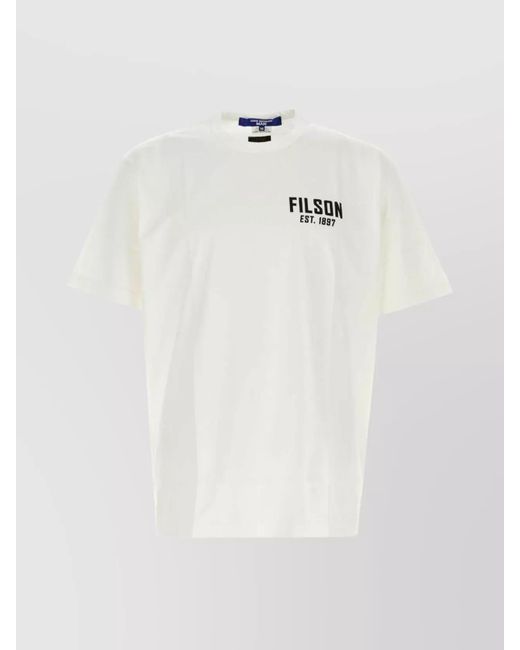 Junya Watanabe White Cotton T-Shirt for men