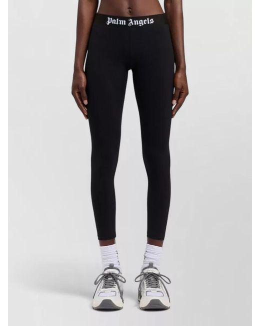 Palm Angels Blue Ankle Length Stretch Leggings Loungewear Underwear