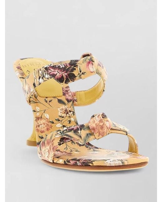 Alexandre Birman Metallic Leather Clarita Sandals