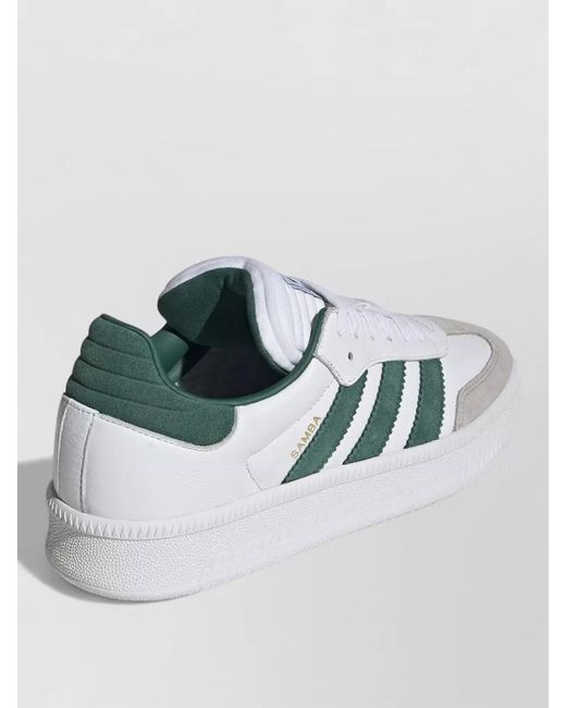 Adidas Originals Metallic Sneakers Contrast Sole Perforated Toe Suede for men