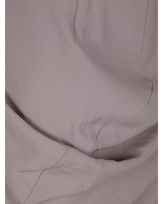 Dries Van Noten Brown Asymmetric Skirt