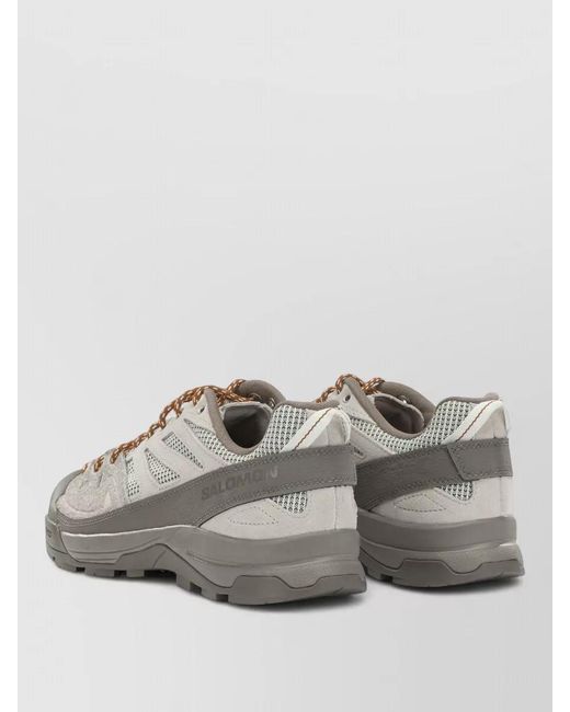 Salomon Gray X-Alp Woven Low-Top Sneakers for men
