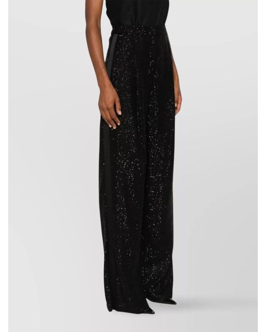 Max Mara Black Wide-Leg Trousers
