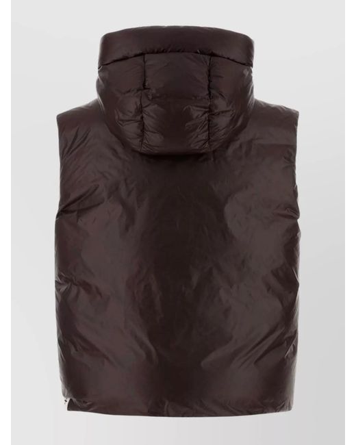 Jil Sander Black Down Parka Coat