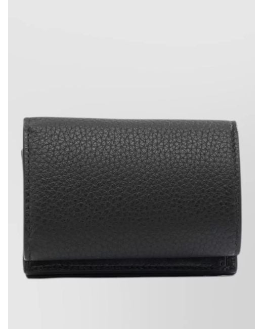 Balenciaga Black Leather Wallet for men