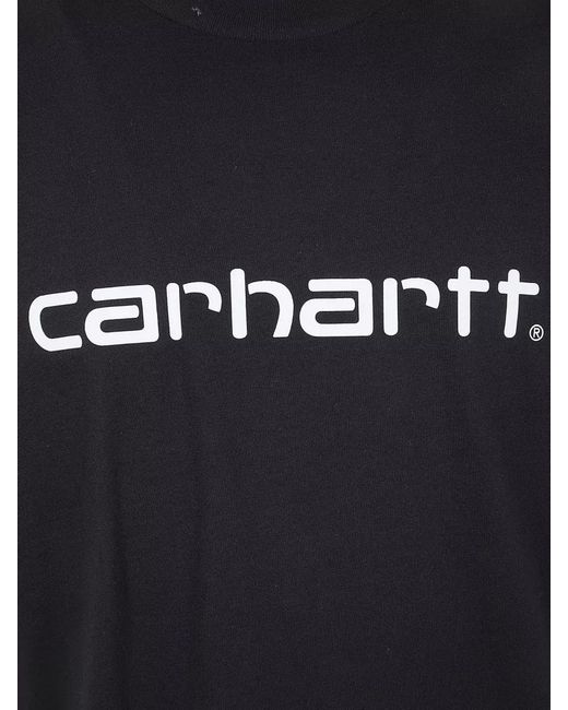 Carhartt Black Short-Sleeve Cotton T-Shirt for men