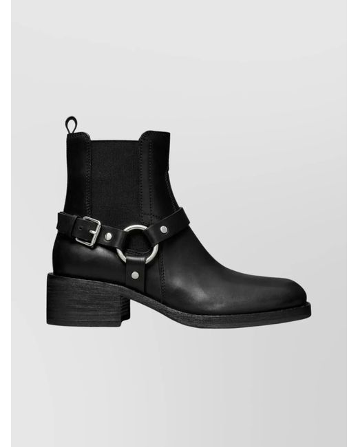 Tory Burch Black Moto Boot
