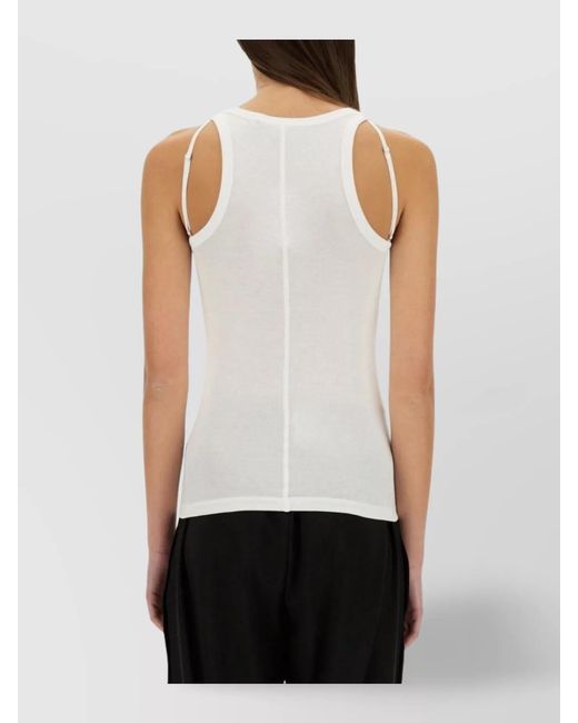 Helmut Lang Black Slim-Fit Tank Top