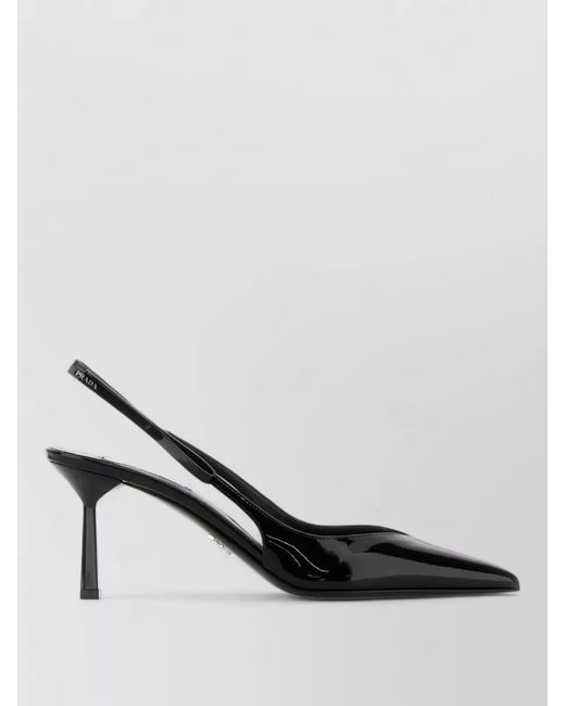 Prada Multicolor Leather Pumps Pointed Toe Patent Finish