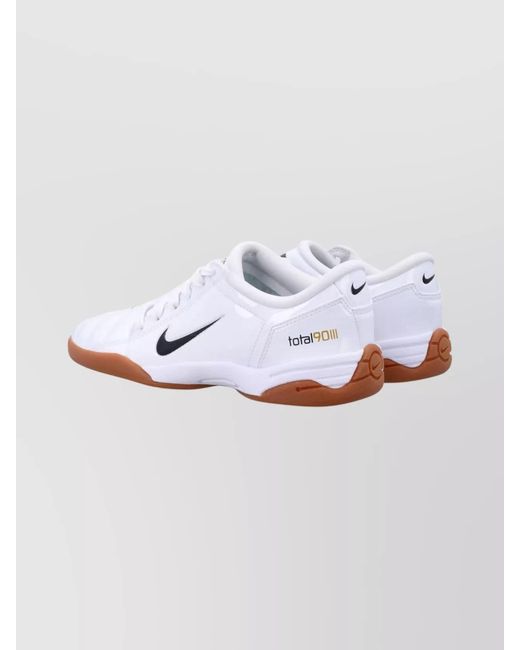 Nike White Synthetic Low-Top Sneakers