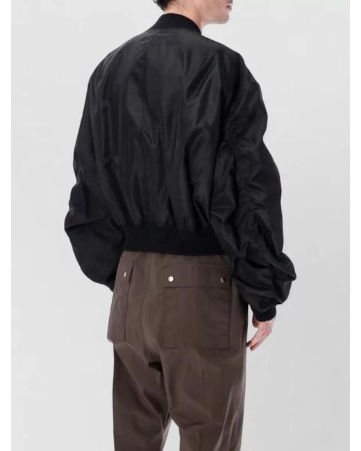 Rick Owens Black Secchia Flight Jacket for men