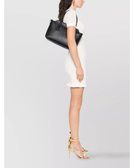 Tom Ford Black Nobile Medium Leather Tote Bag