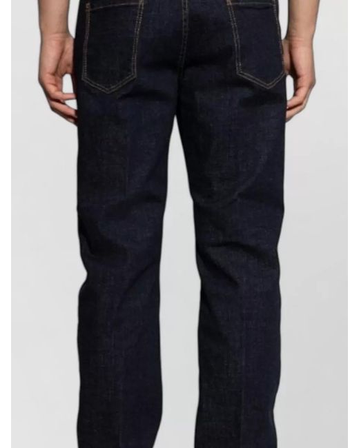 DSquared² Blue Trousers Five Pocket Design Belt Loops for men