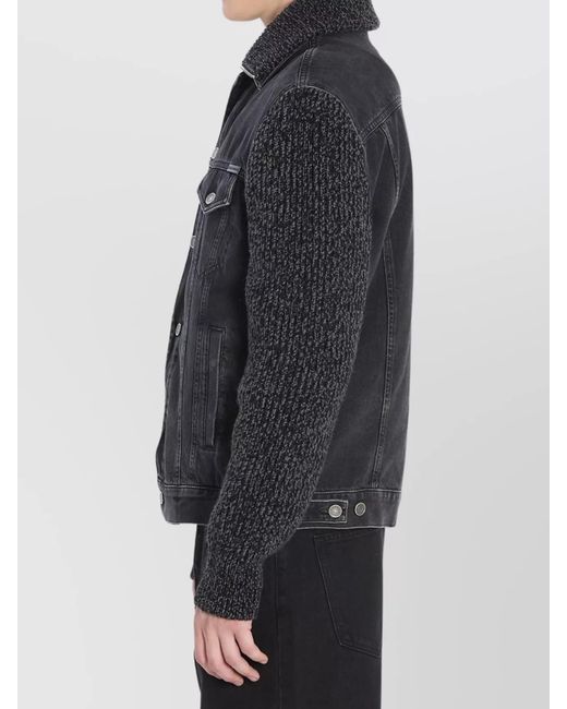 Dolce & Gabbana Black Dolce&Gabbana Denim Jacket for men