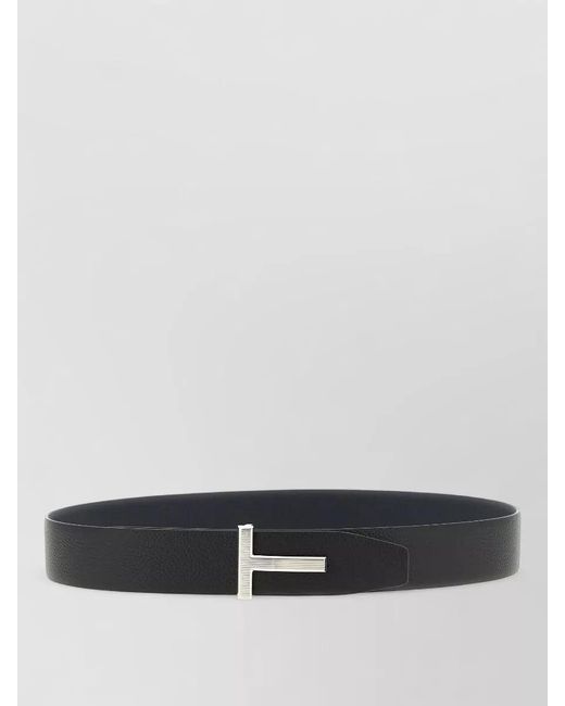 Tom Ford Gray Icon Reversible Belt Adjustable Length for men