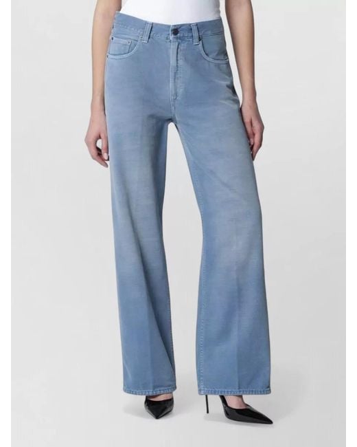 Haikure Blue Wide-Leg Jeans