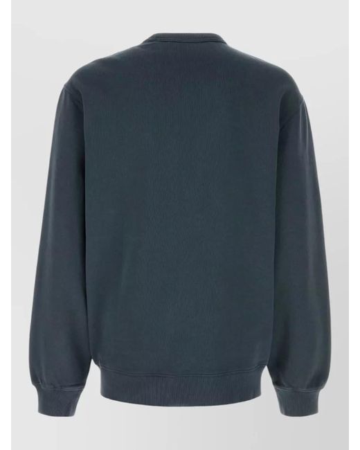 Carhartt Blue Cotton Faded Pond Corps Long-Sleeve T-Shirt for men