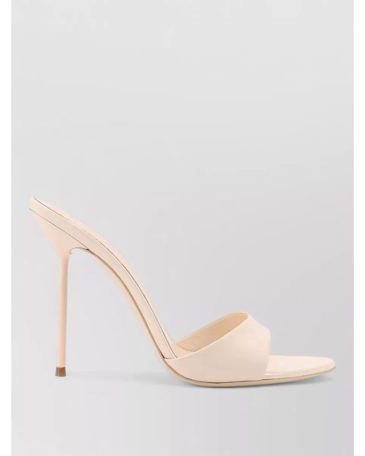 Paris Texas Pink Patent Leather Lidia Mules