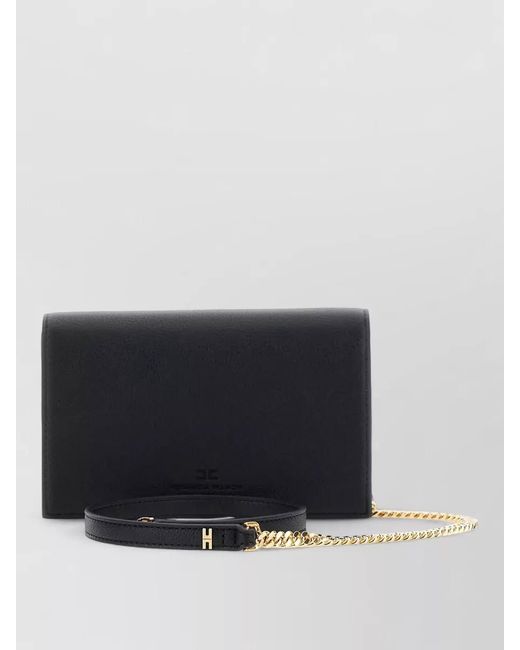 Elisabetta Franchi Gray Crossbody Bag