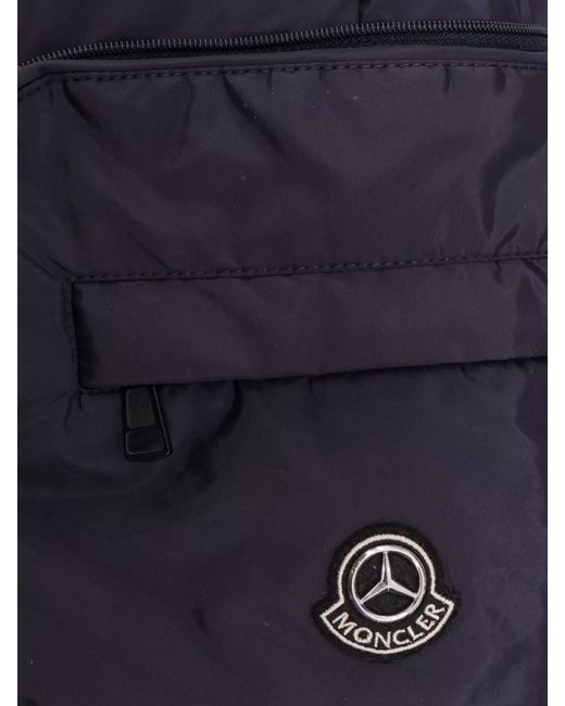 Moncler Genius Blue Straight Nylon Cargo Shorts for men