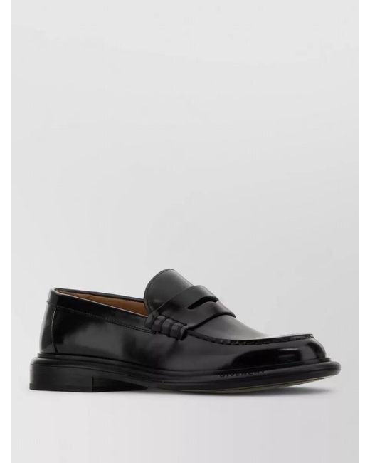 Givenchy Black Leather Loafers