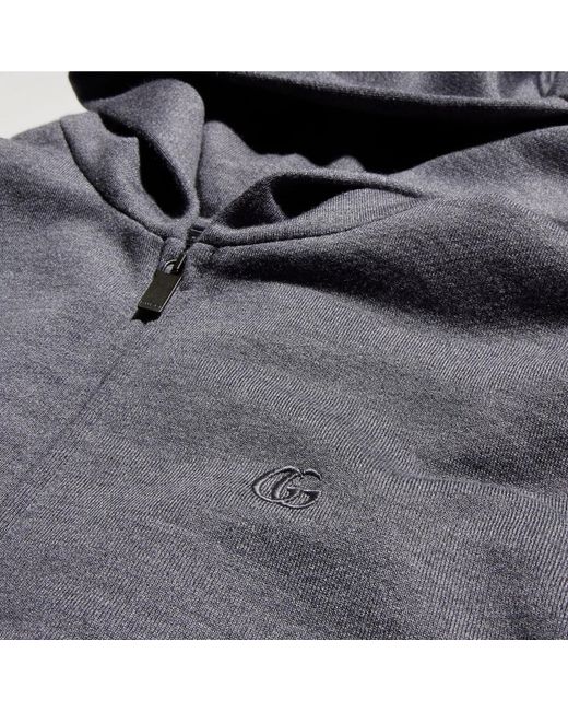 Gucci Gray Lounge Hooded Top Long Sleeve Relaxed