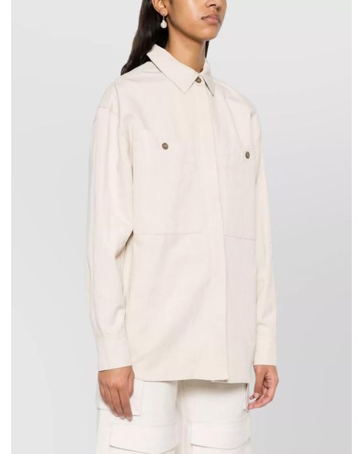 IRO Natural Linen Cotton Shirt