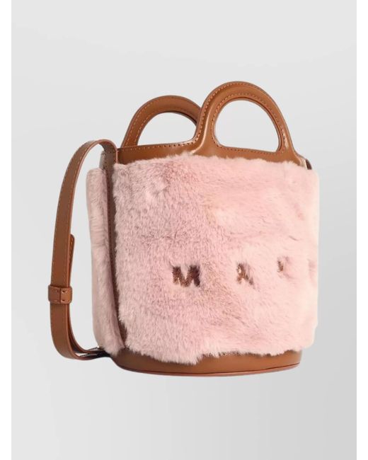 Marni Pink Tropicalia Bucket Bag