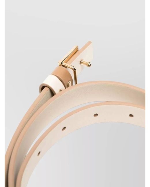 Fendi Multicolor Calf Leather Reversible Belt