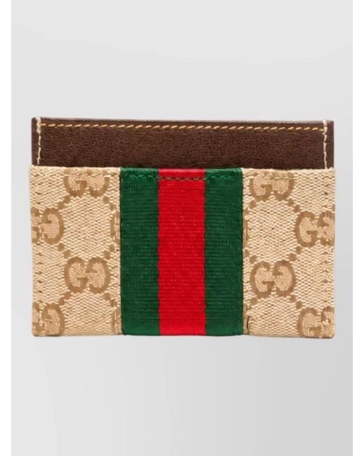Gucci Multicolor Logo-Print Card Holder