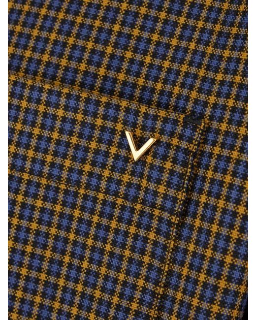 Valentino Garavani Green Wool Jacket Featuring Chest Pocket Detail for men