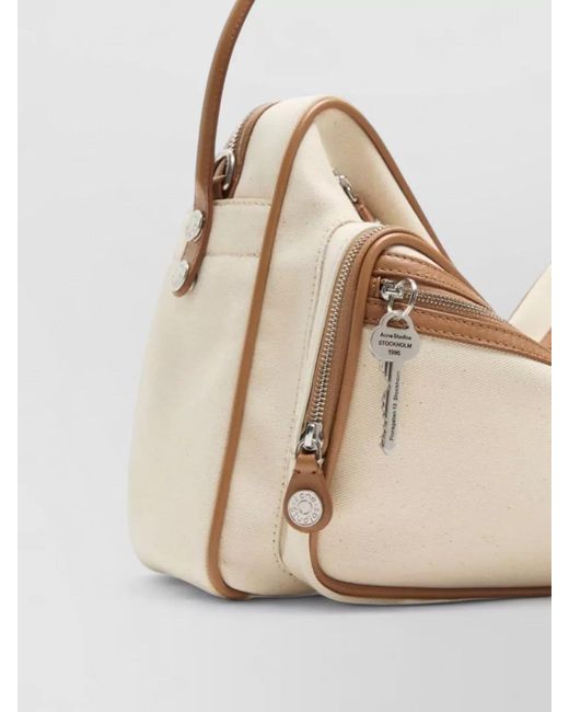 Acne Natural Canvas Camera Shoulder Bag