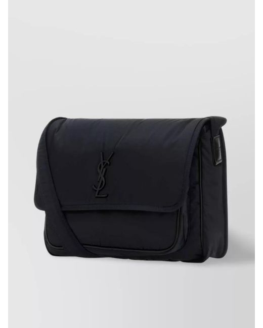 Saint Laurent Blue Nylon Crossbody Bag for men