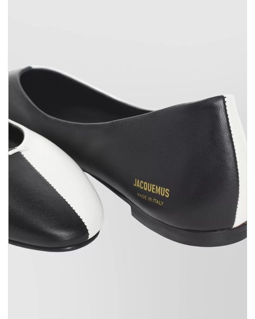 Jacquemus Multicolor Leather Two-Tone Ballerina Flats