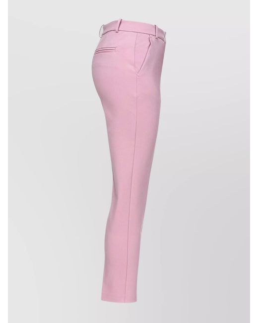 Pinko Pink Cropped Trousers