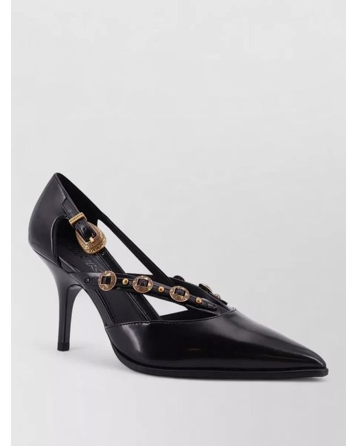 Pinko Multicolor Leather Slingback Pumps Strappy Pointed Toe