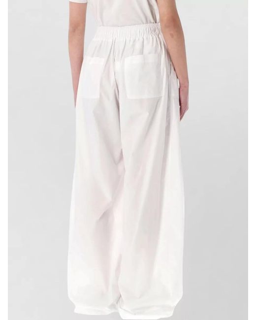 Thelatest White Dora Wide Leg Relaxed Fit Pants