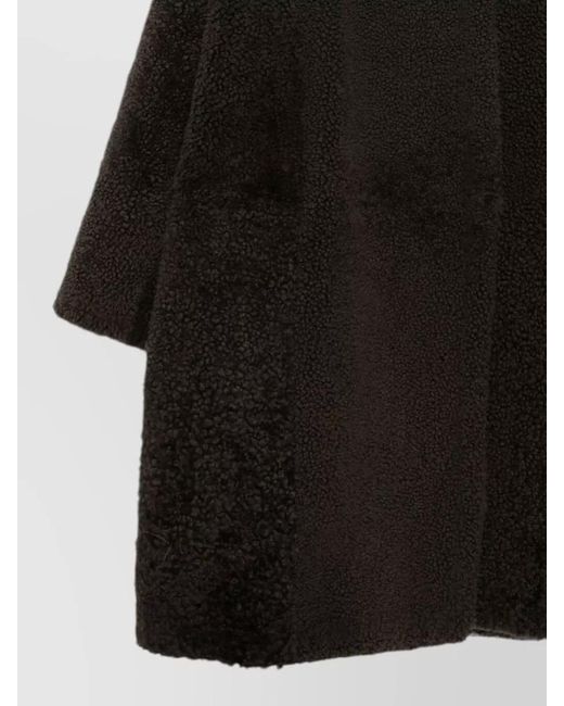 Tom Ford Black Cashmere Cocoon Jacket Oversized Patchwork Texture