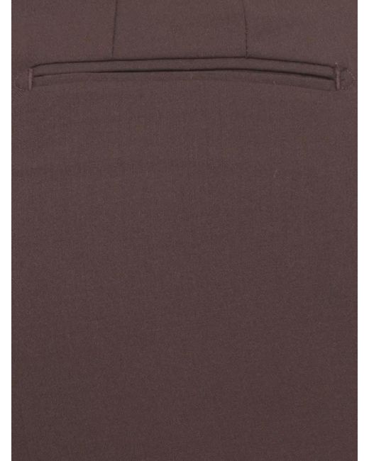 Briglia 1949 Gray Tailored Straight Wool Blend Pants Loops