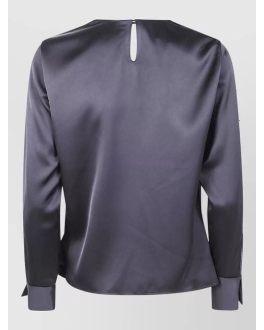 DR. HOPE Blue Blouse With Bow