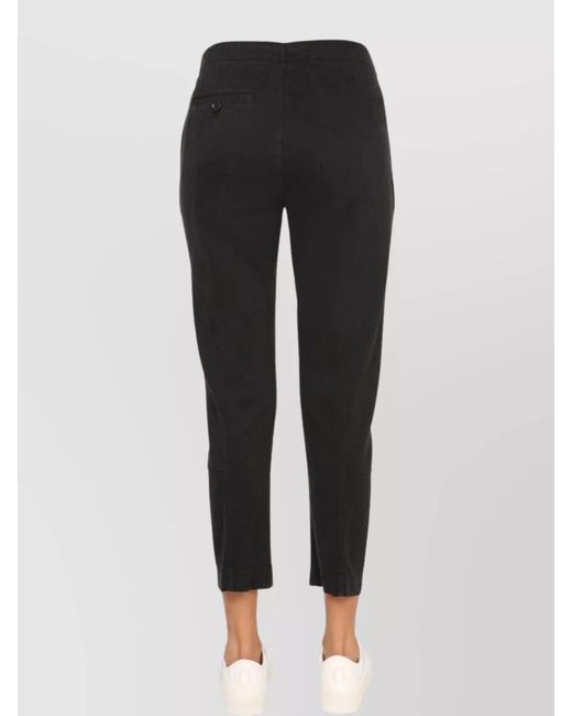 Aspesi Natural Cropped Trousers