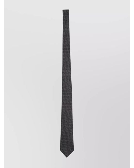 Gucci White Silk Tie for men