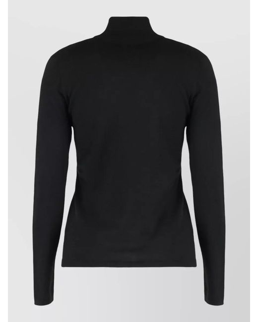 Max Mara Black Cashmere Turtleneck Jumper