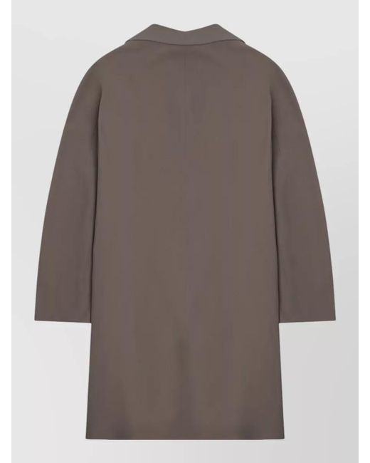 Herno Brown Single Breasted Coat