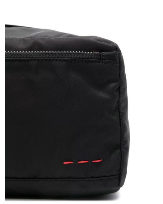 Kiton Black Travel Toiletry Bag for men